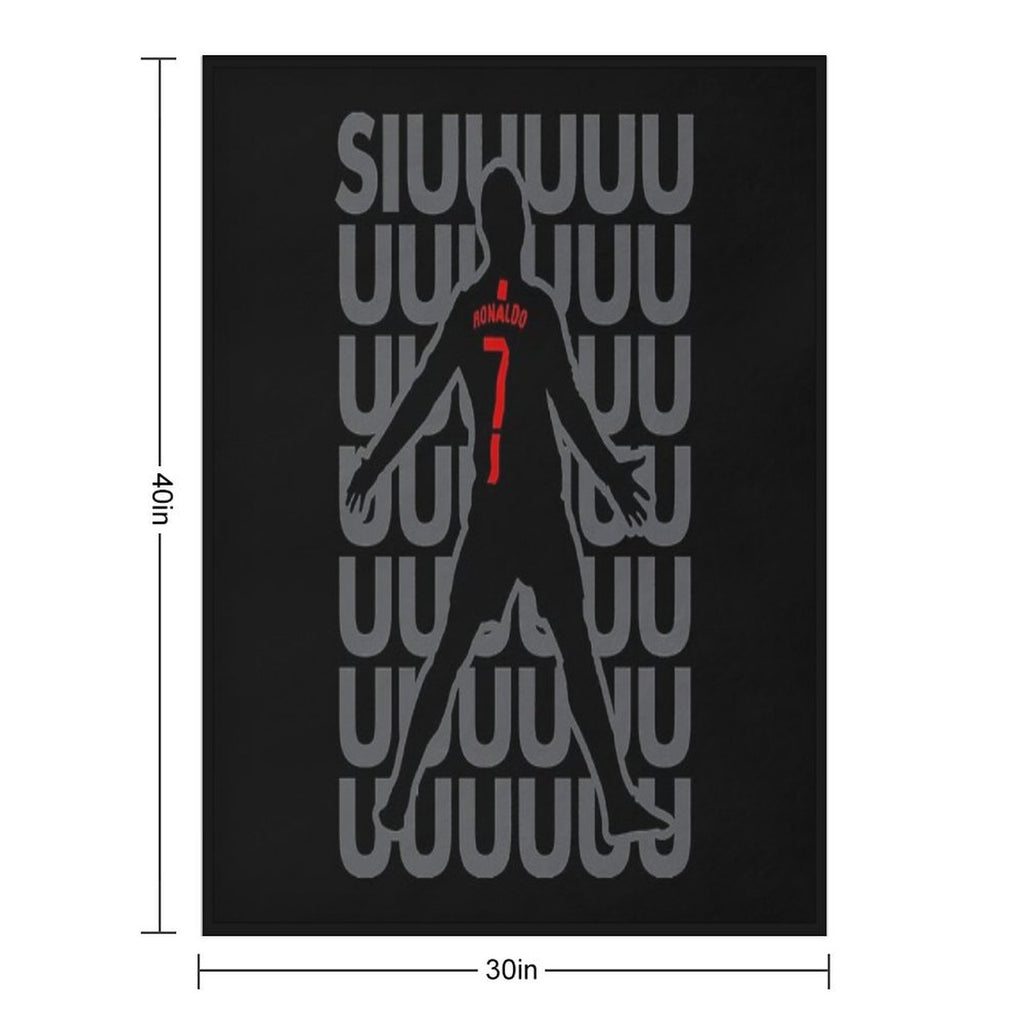 Cristiano Ronaldo 7 Travel-friendly Throw Blanket