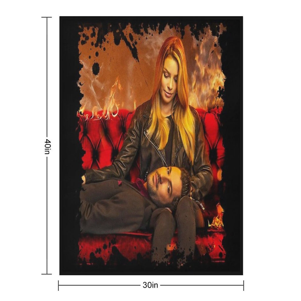 LUCIFER Anti-pilling Throw Blanket