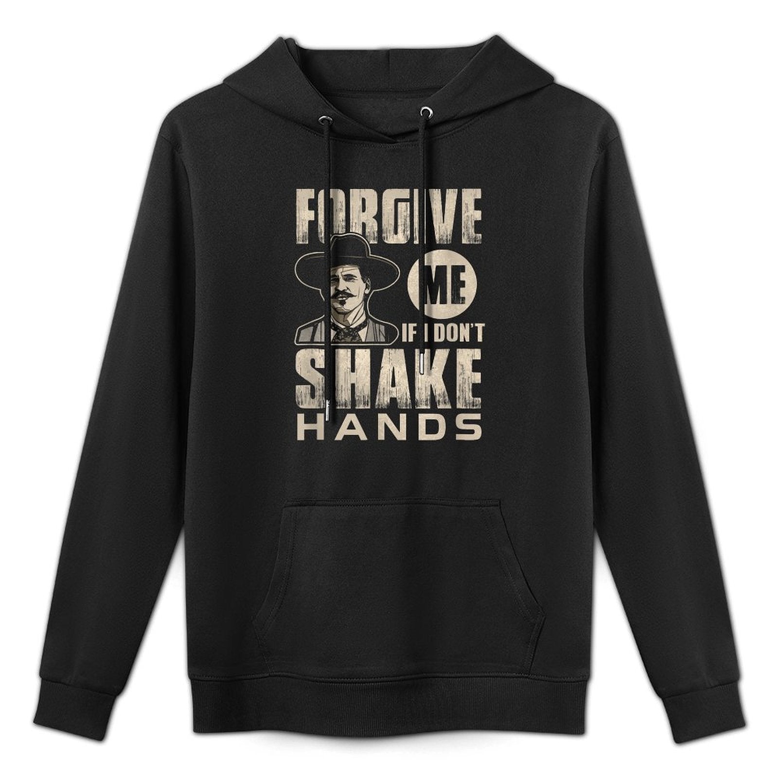 Funny Forgive Me If I Dont Shake 6 Ft Distance Moisture-Wicking Hoodie