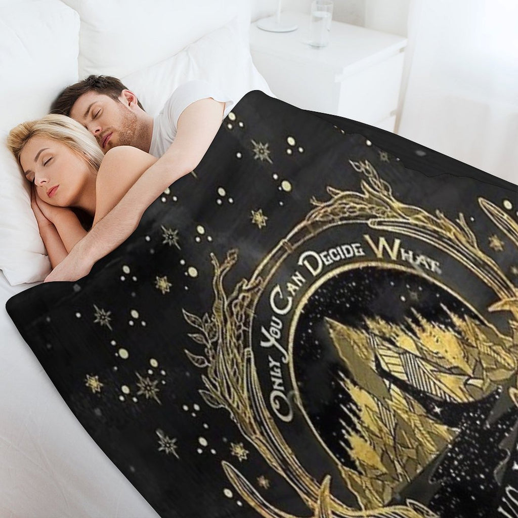 Acotar Quotes Only You Decide What Breaks You Premium Throw Blanket