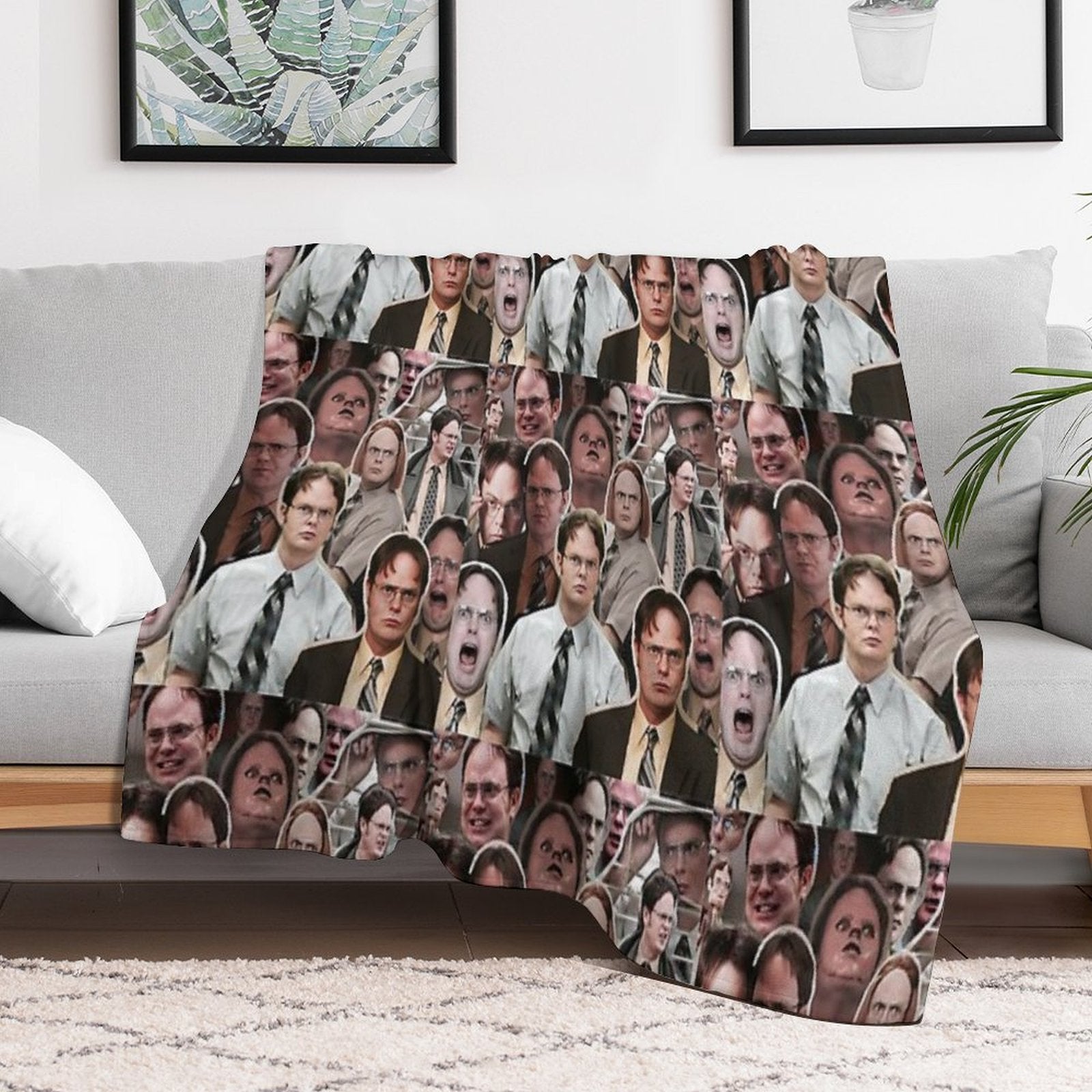 Dwight Schrute - The Office Plush Throw Blanket