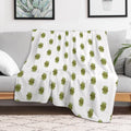 Matcha Kitkat Fatcaron Versatility Throw Blanket