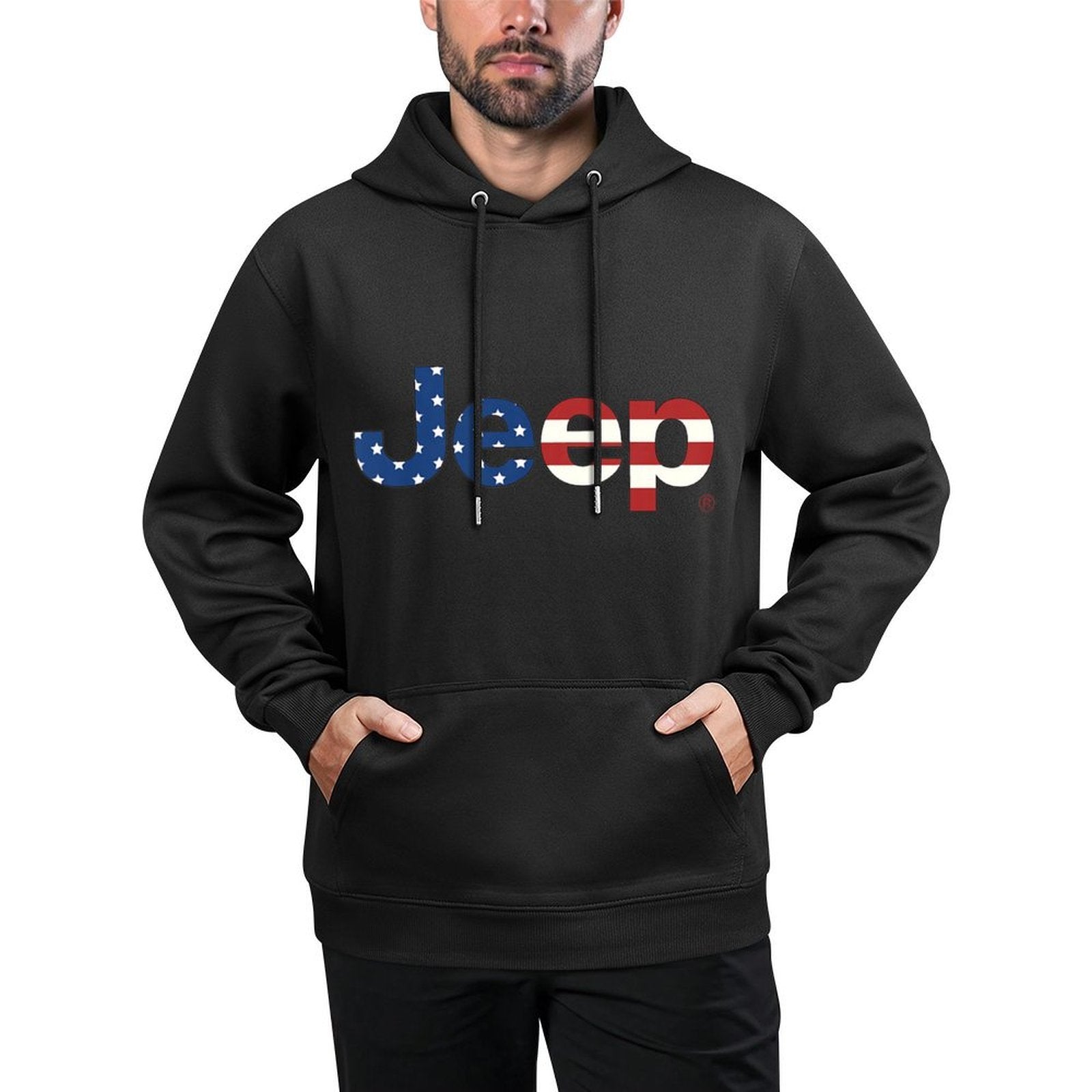Kids Jeep Wordmark Logo Casual Wear Hoodie