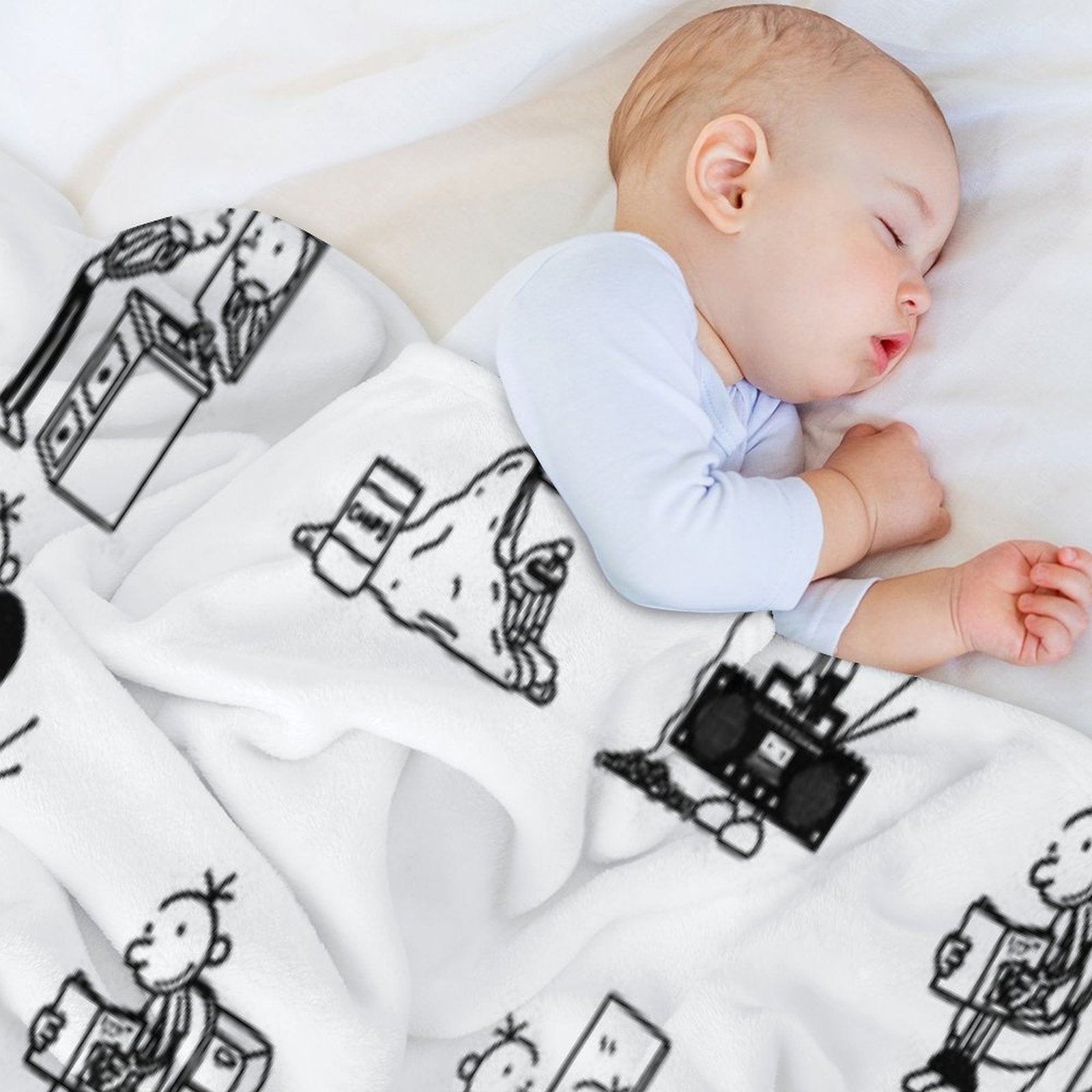 Wimpy Kid 4 States of Greg Heffley Durable Throw Blanket