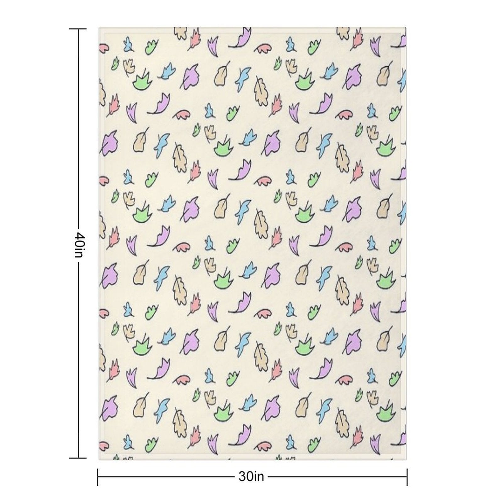 Heartstopper Leaves Machine-washable Throw Blanket