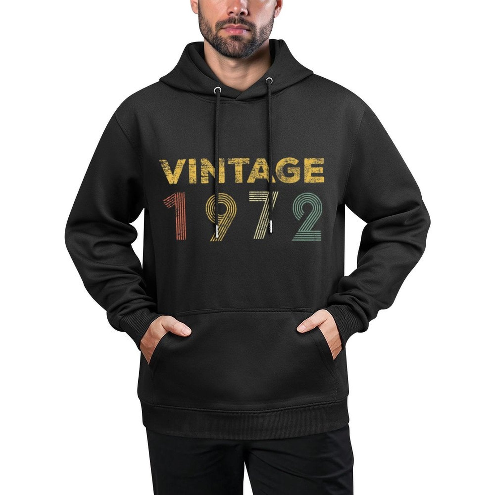 50 Year Old Gifts Vintage 1972 Limited Edition 50th Birthday Shape Retention Hoodie