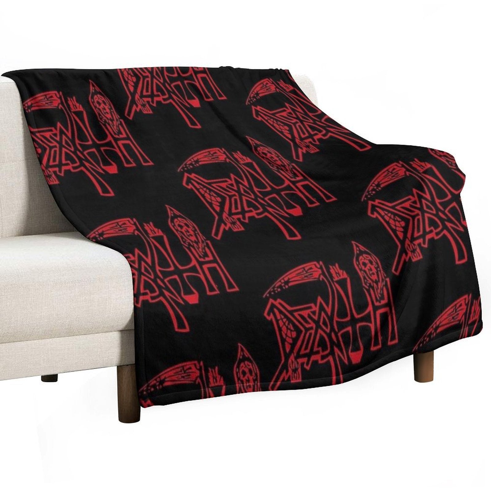 DEATH LOGO Compact Throw Blanket
