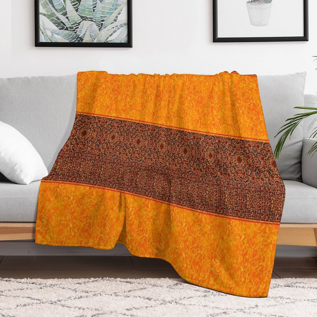 AbstractGeometrical Pattern Nº104 Shrink-resistant Throw Blanket