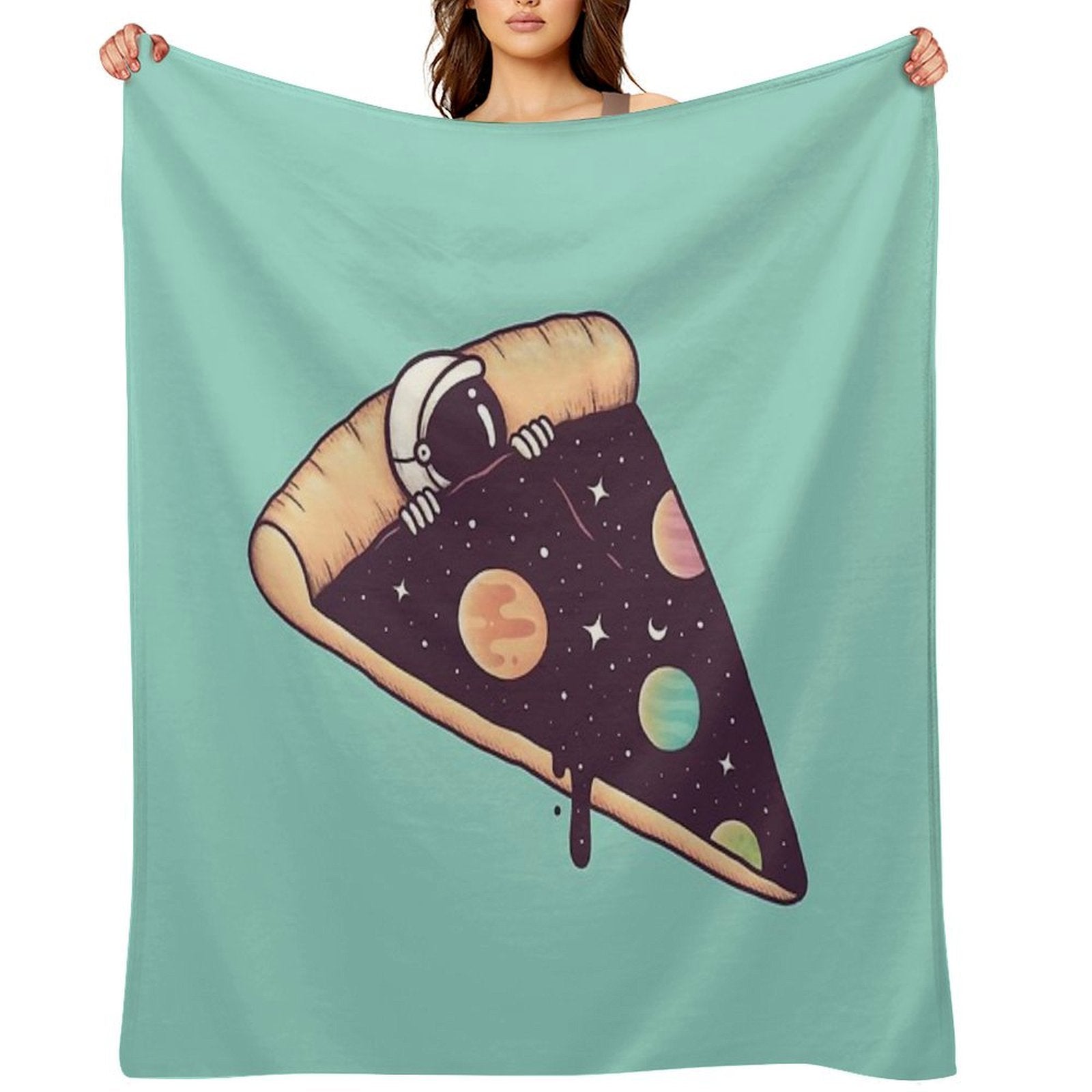 Galactic Deliciousness Eco-conscious Throw Blanket