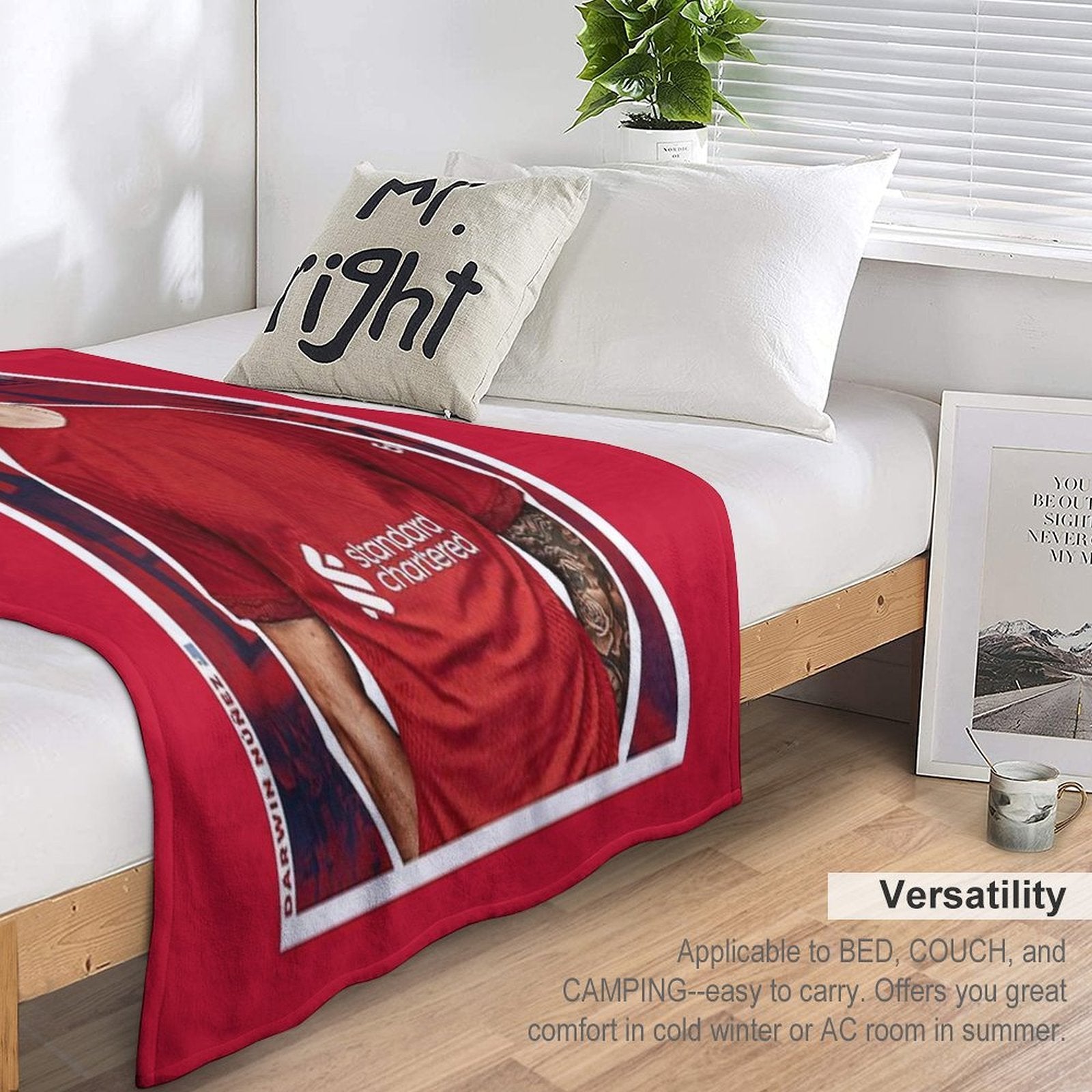 Darwin Nunez 27 Durable Throw Blanket