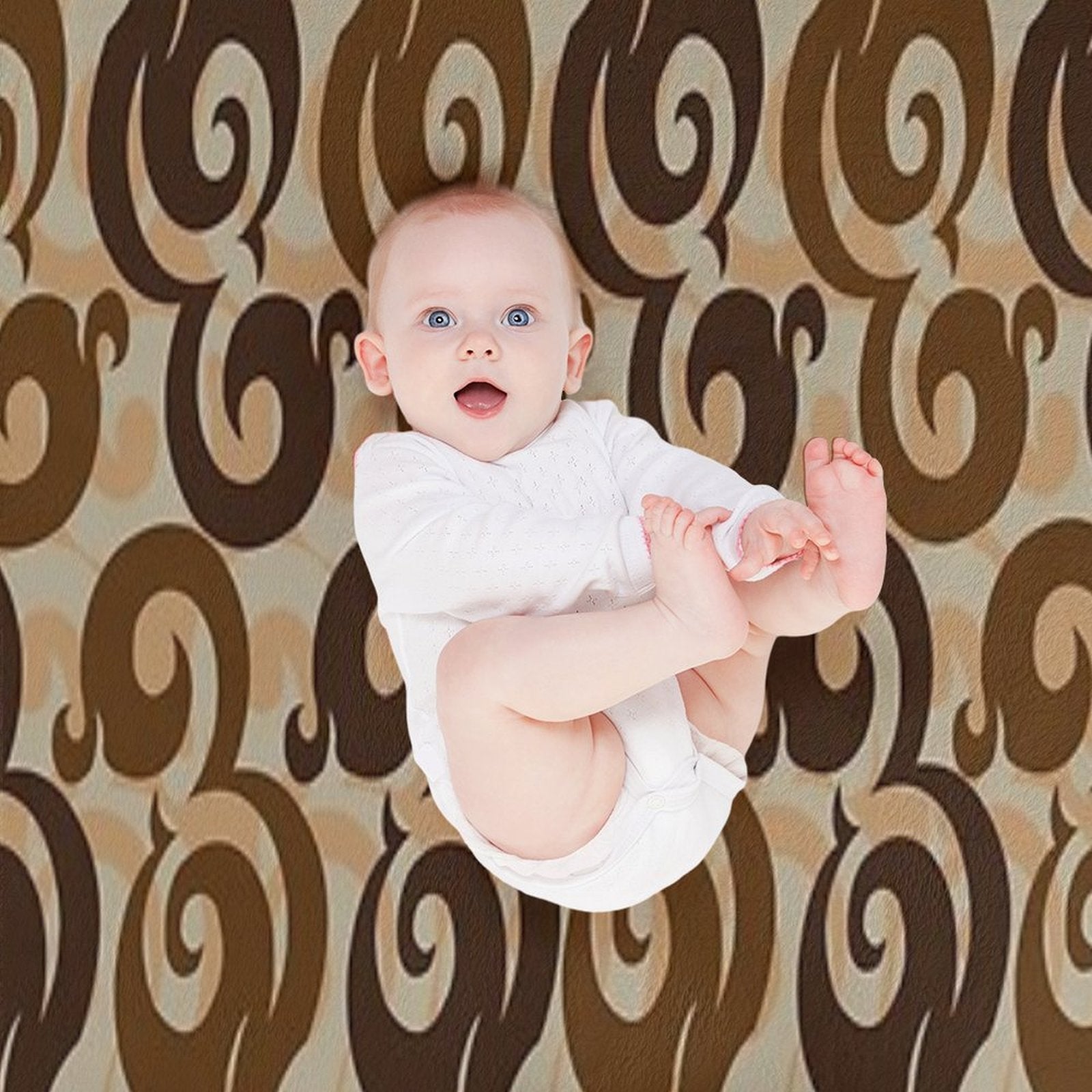Abstract Decorative Cute Ethnic Design6 Multi-functional Throw Blanket