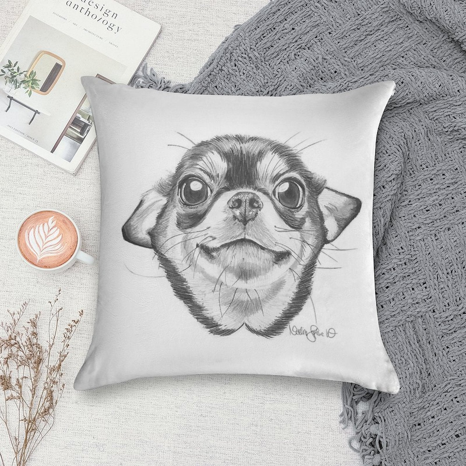CHIWUAHWUAH Soft Fade-Resistant Throw Pillow