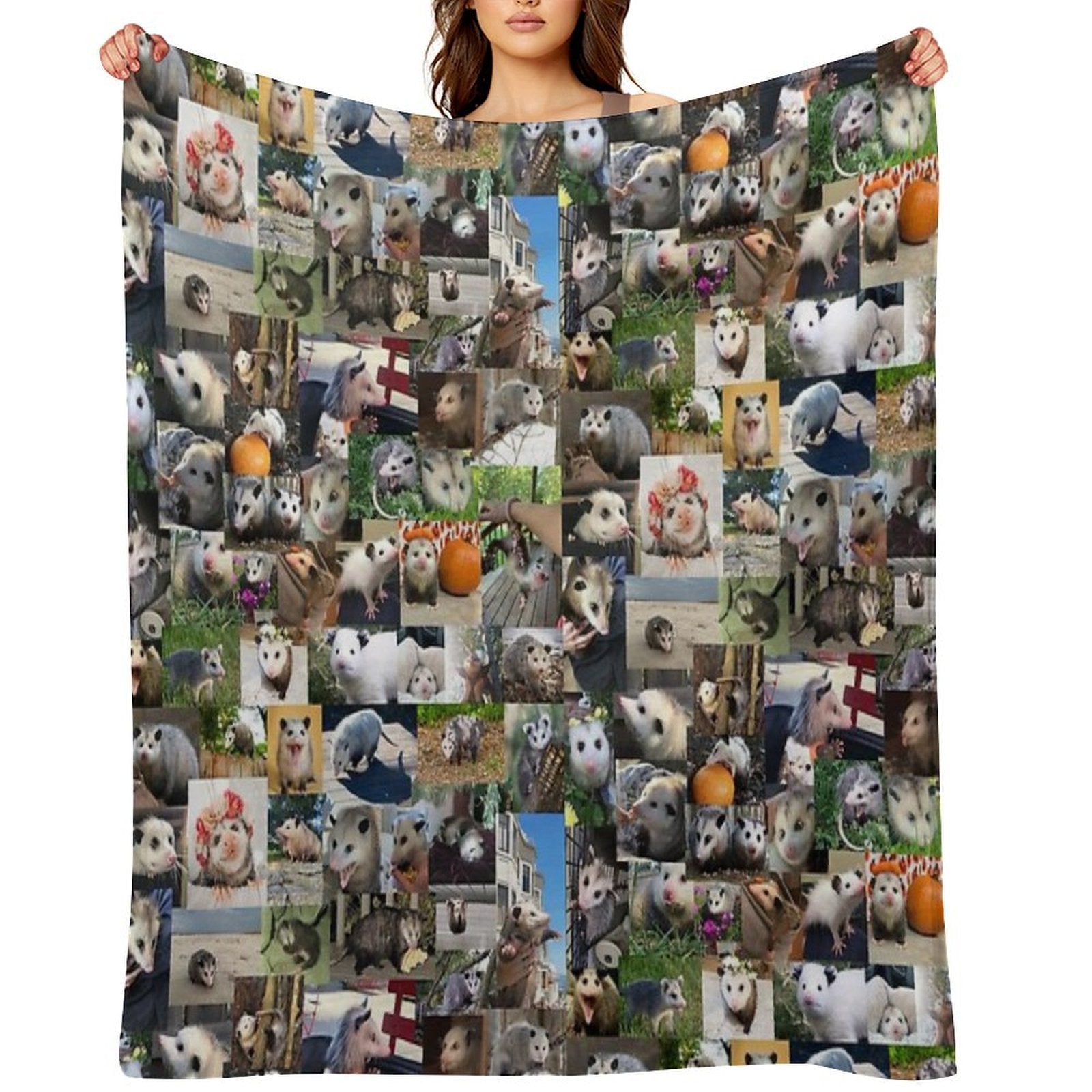 Ultimate Opossums (4K) Shrink-resistant Throw Blanket