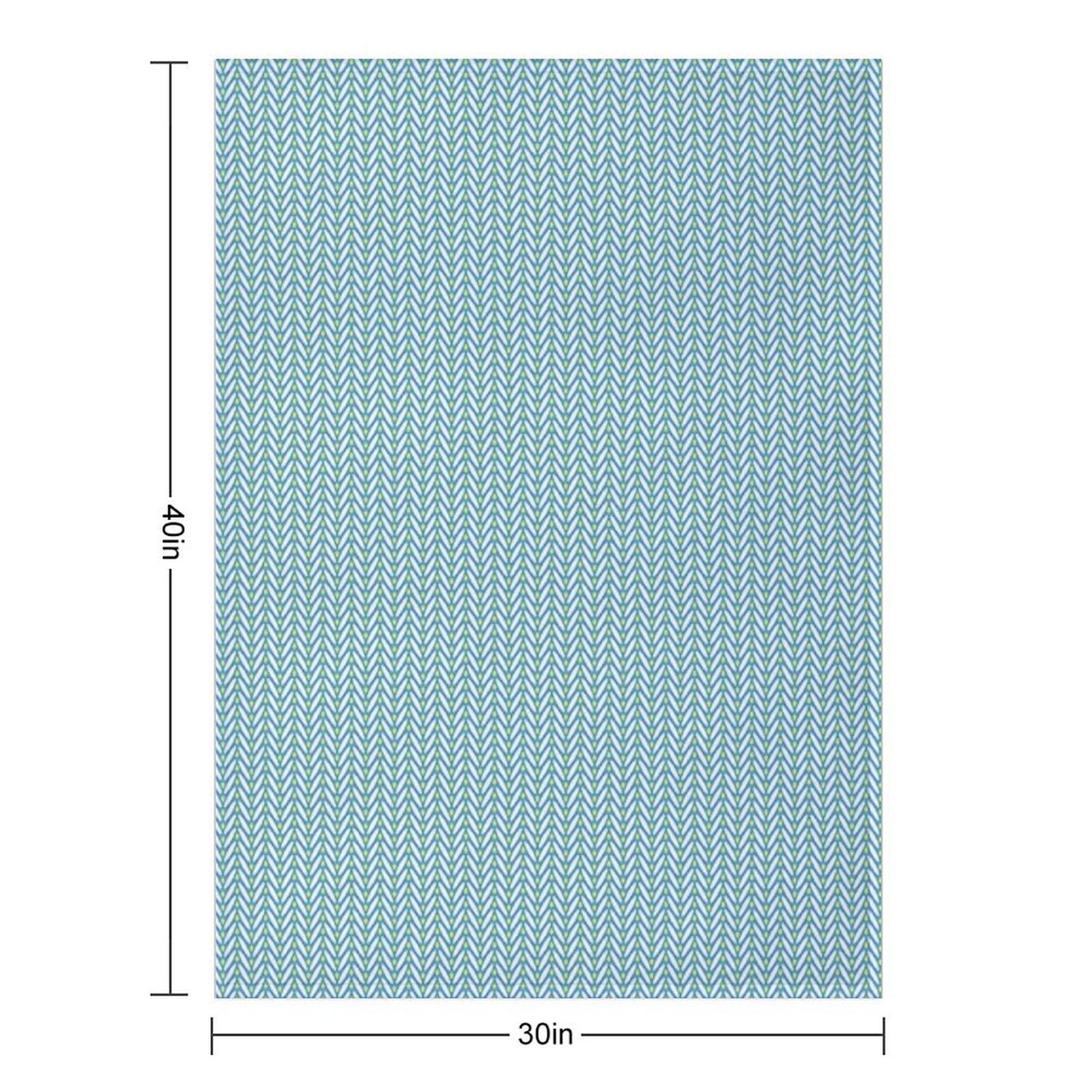 Fluere (capri) Wrinkle-free Throw Blanket