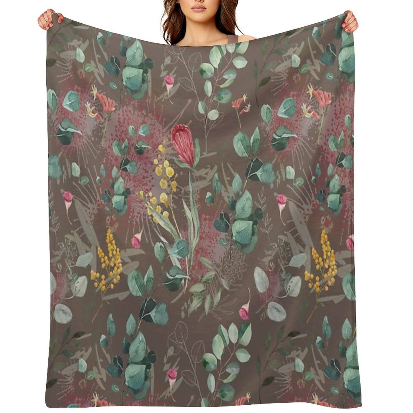 Australian Botanical Easy Care Throw Blanket
