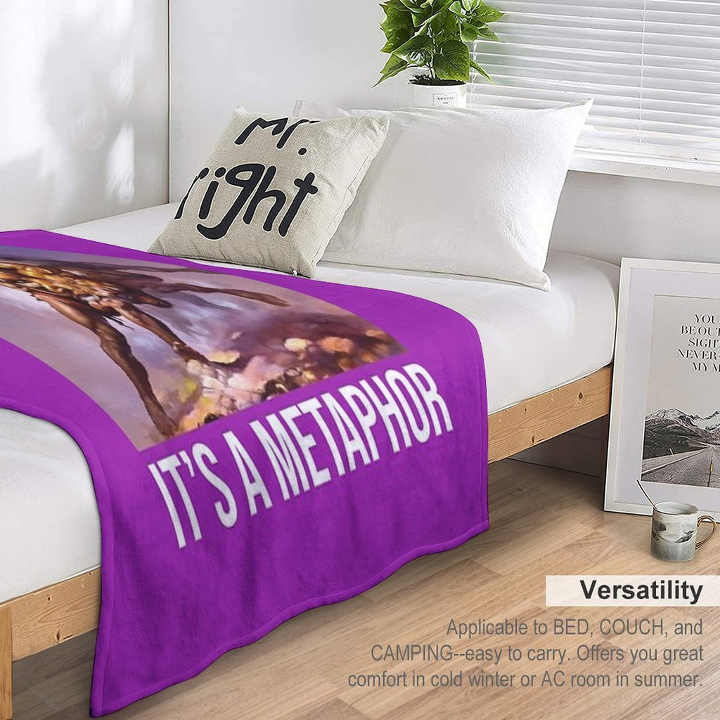 Bull by The Horns Travel-friendly Throw Blanket