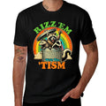 Autistic Raccoon Possum Skunk Meme Rizz Em With The Tism  Trendy Pattern T-Shirt