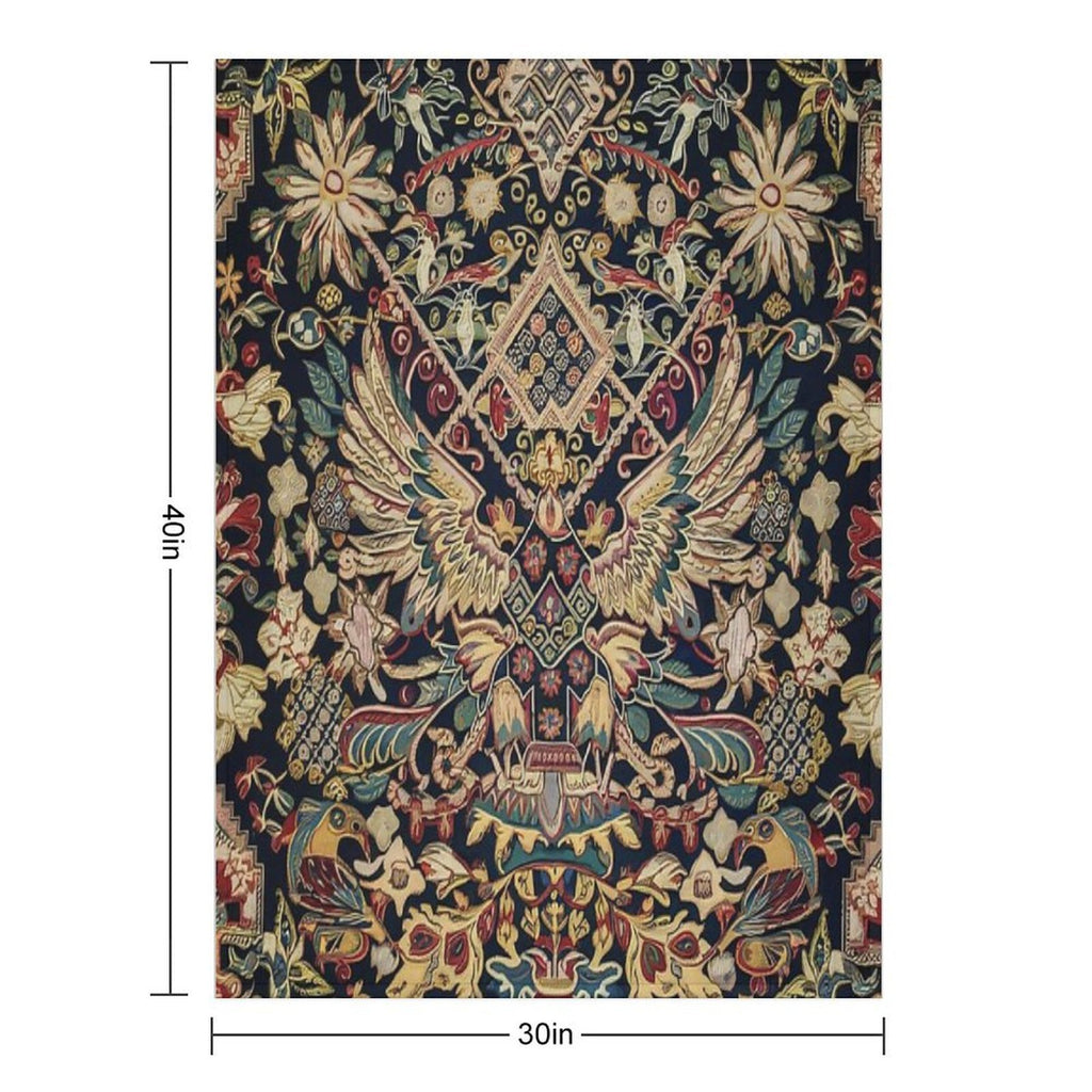 Weird Pattern Travel-friendly Throw Blanket