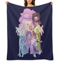 We Are The Crystal Gems Wrinkle-free Throw Blanket