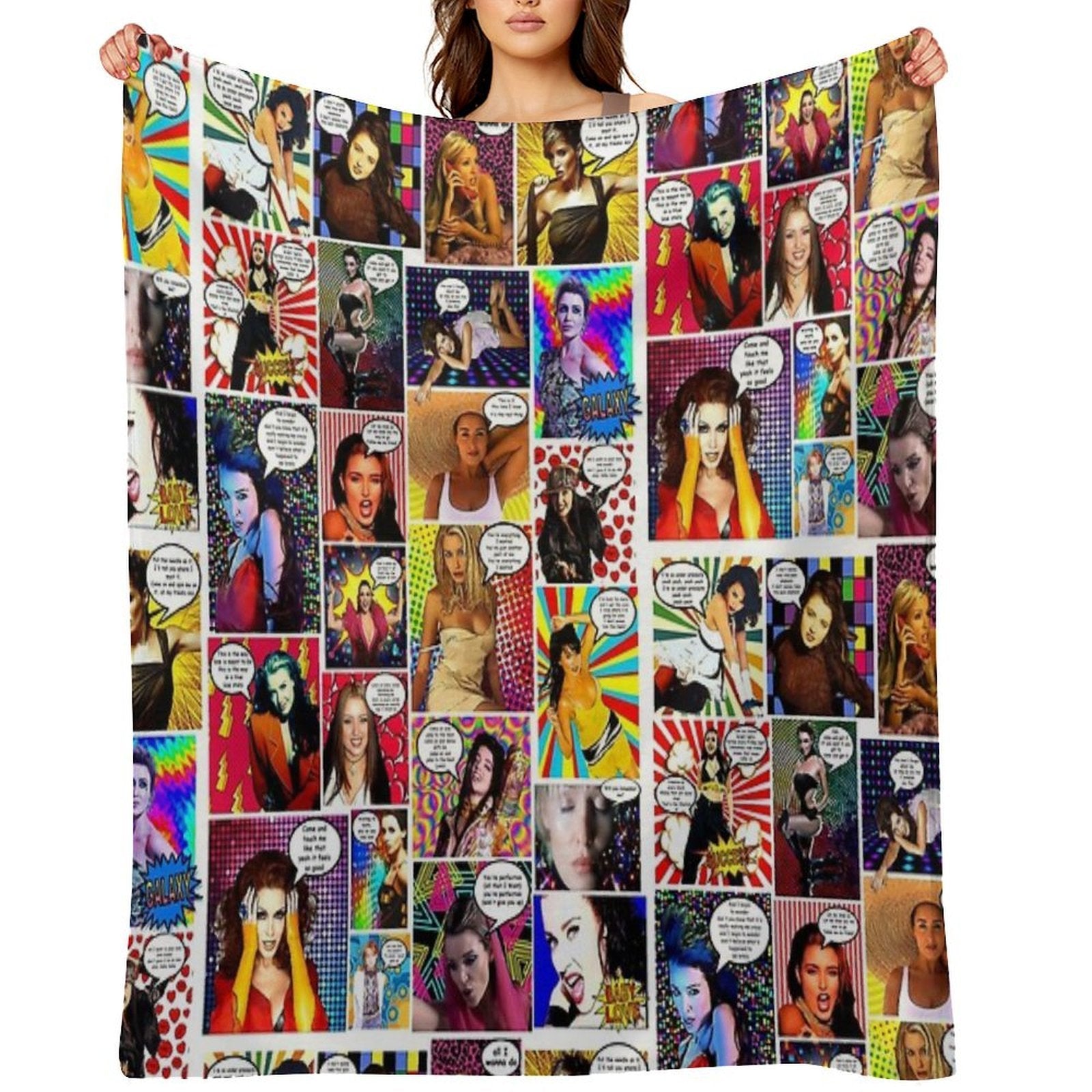 Dannii Minogue Goes Pow WOW #30 Compact Throw Blanket