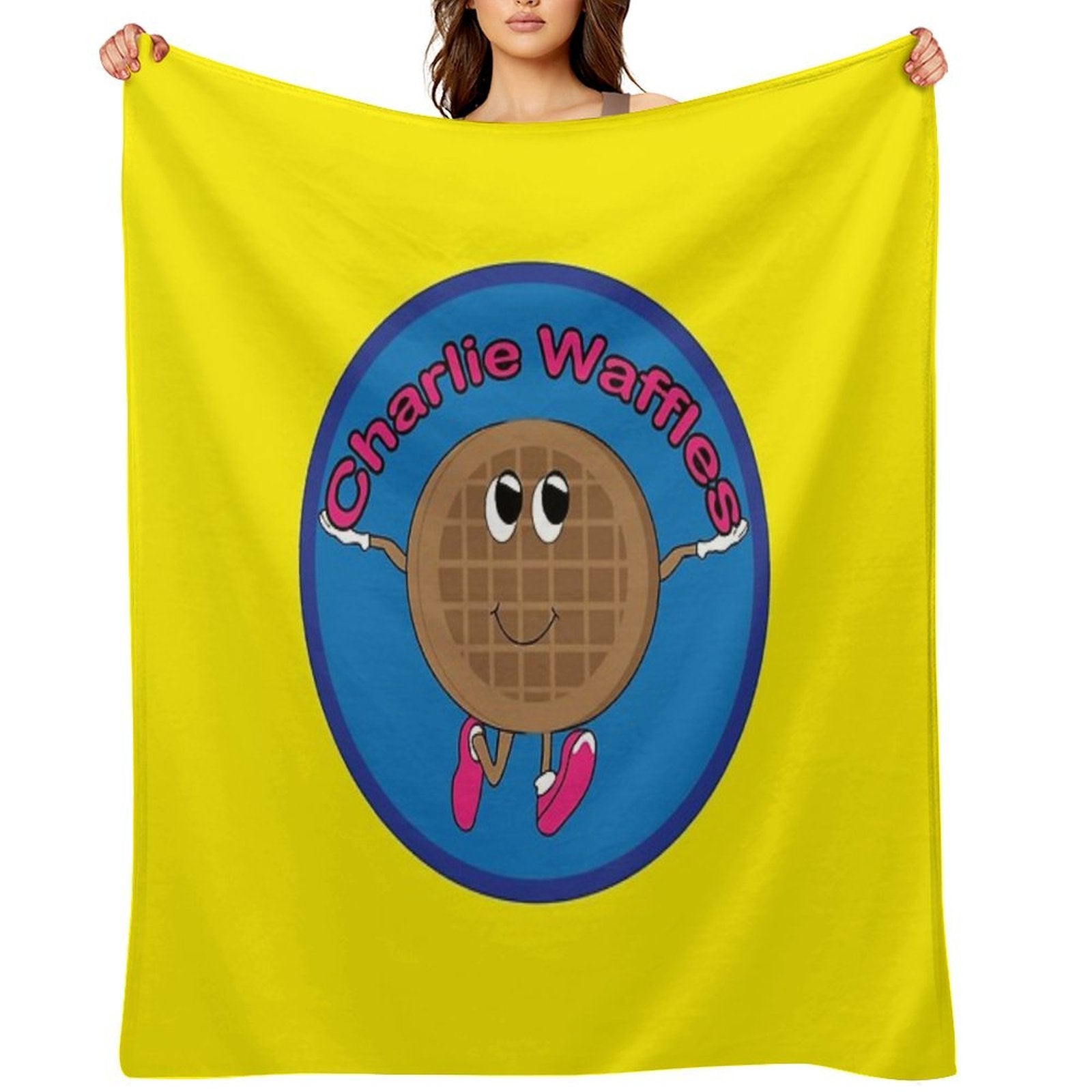 Charlie Waffles! Gift-ready Throw Blanket
