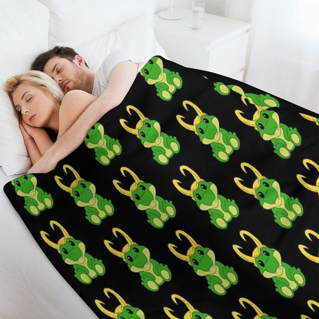 Alligator Loki Varient Durable Throw Blanket