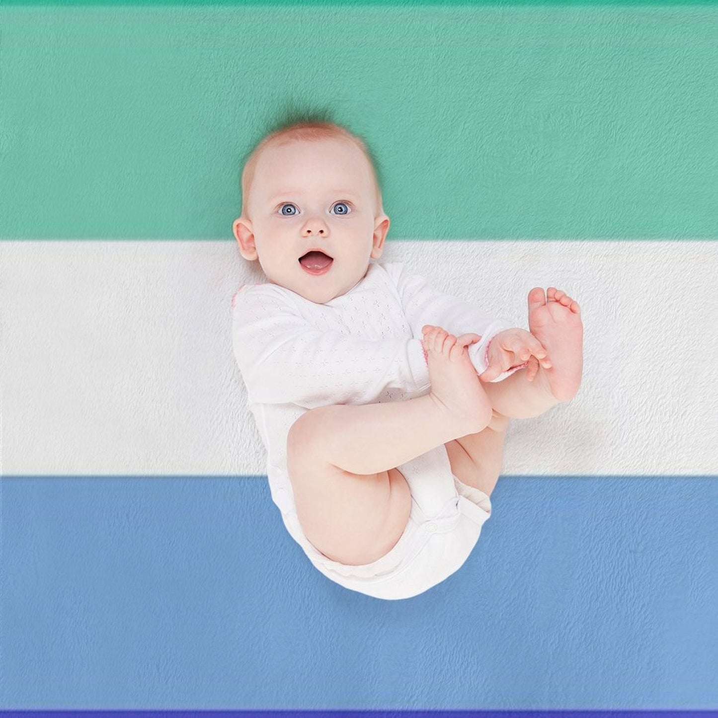 MLM Gay Pride Flag Machine-washable Throw Blanket