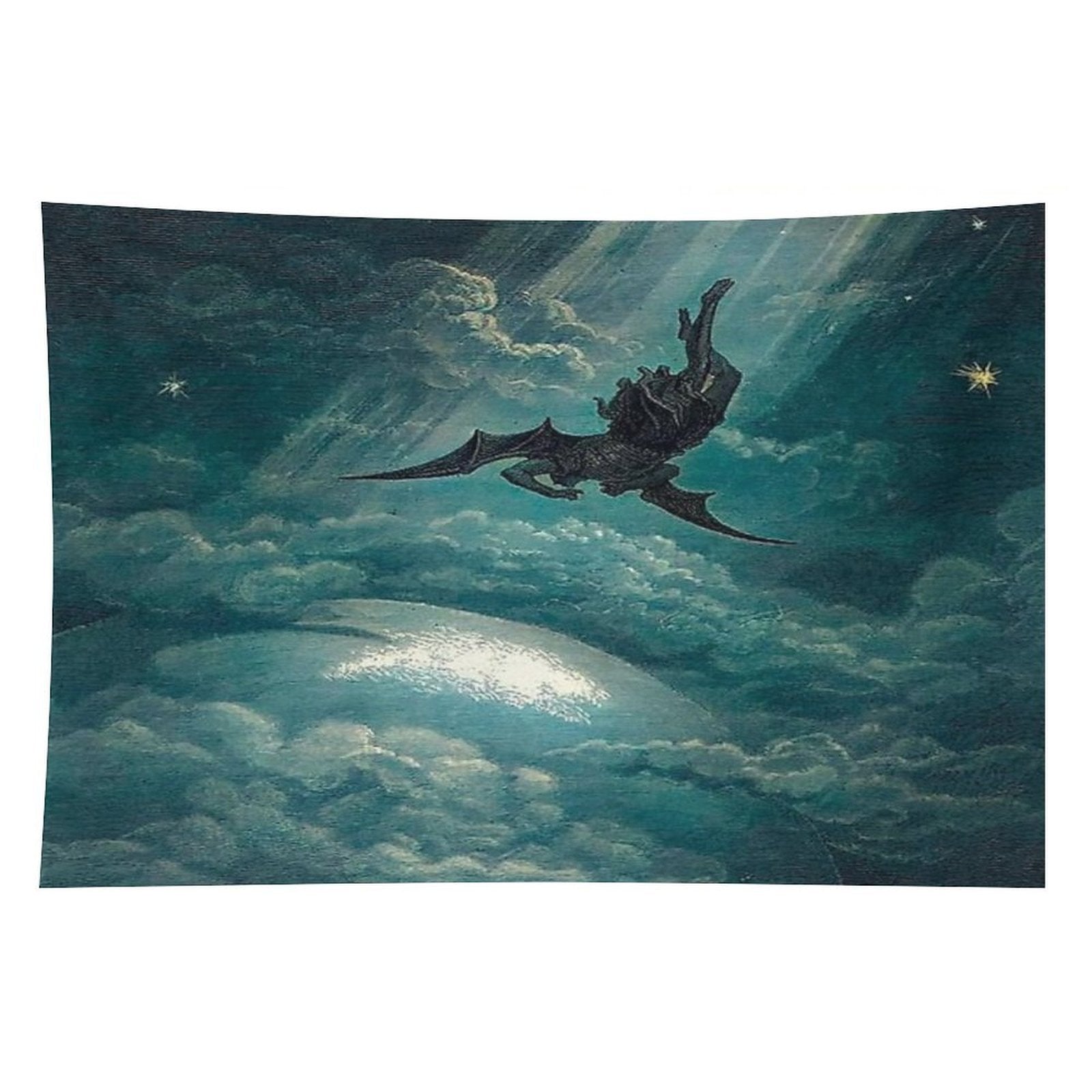 Paradise Lost (Colorized)  by Gustave Doré Tapestry