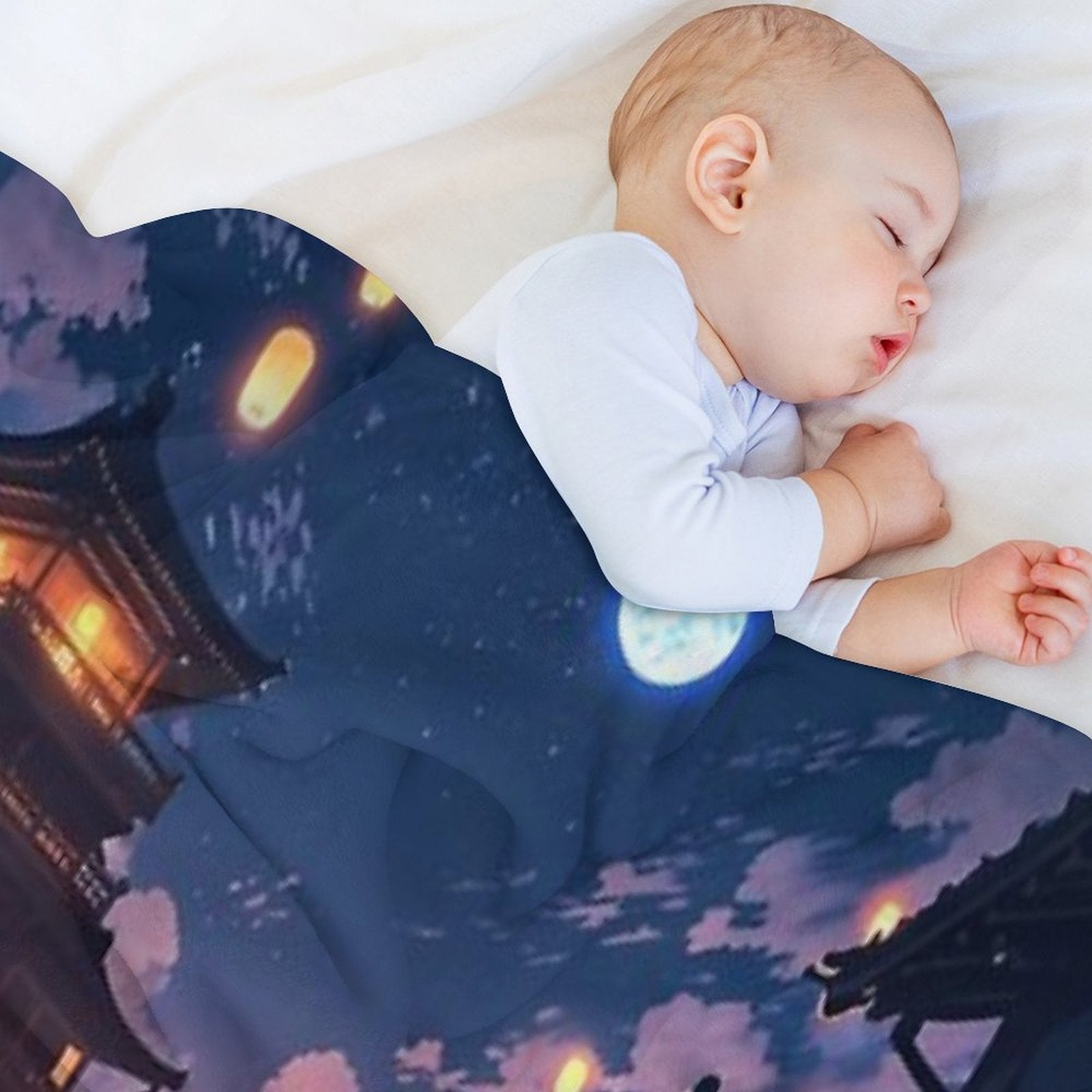 Spirited Away Night Scene All-season Throw Blanket