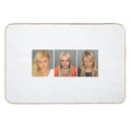 Lindsay, Paris, Nicole Mugshots  Slip-Resistant Bath Mat