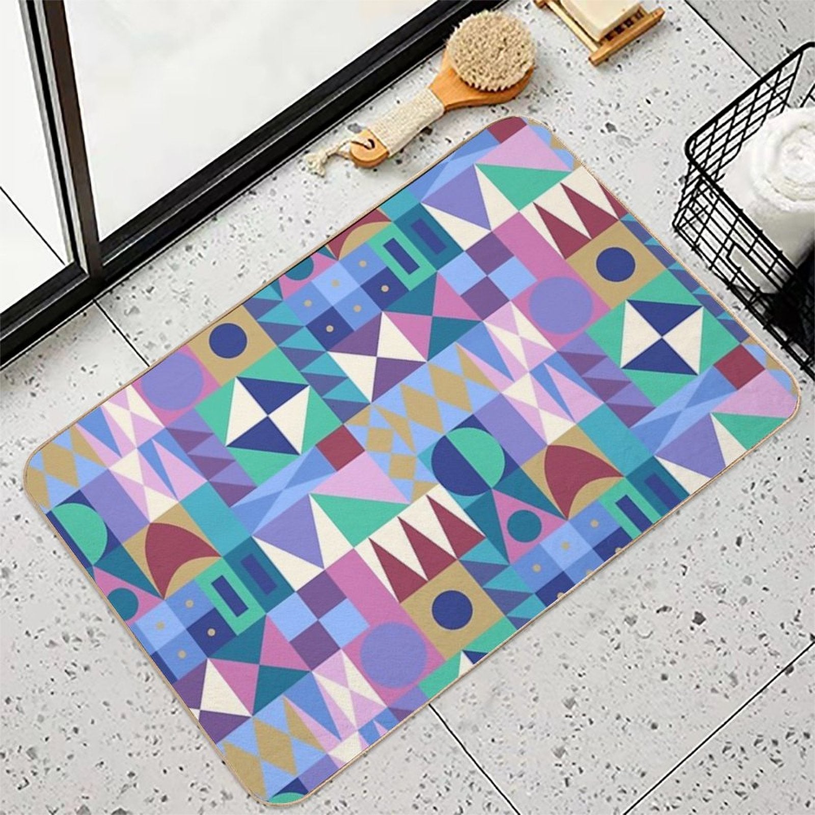 Small World Florida  Stain-Proof Bath Mat