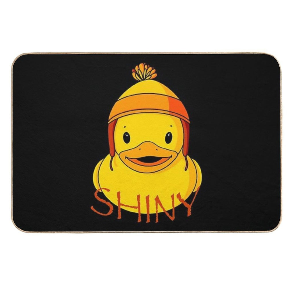 Shiny Rubber Duck  High-Traffic Bath Mat