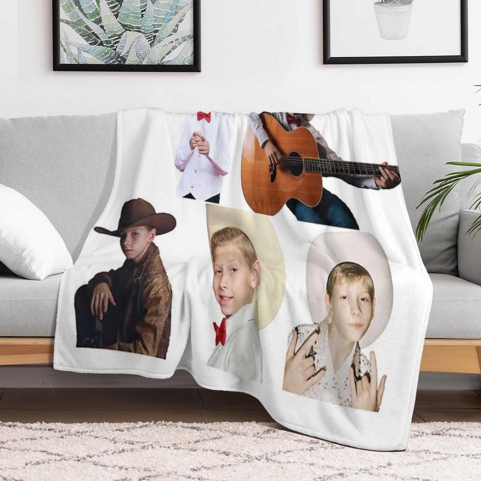 Mason Ramsey Compilation Quick-dry Throw Blanket