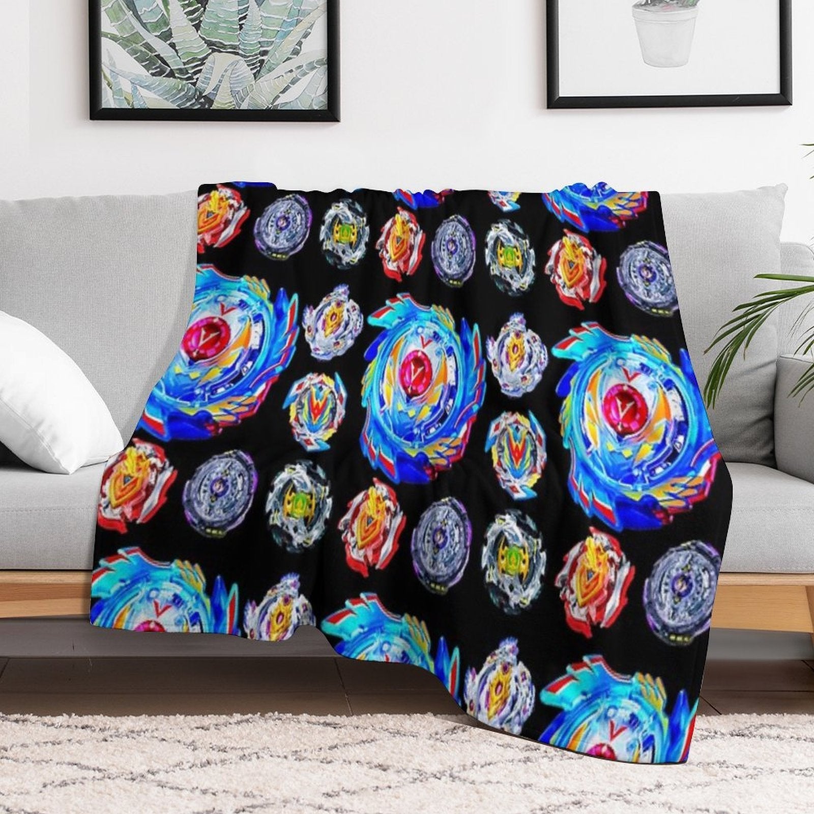 Beyblade Velvety-soft Throw Blanket