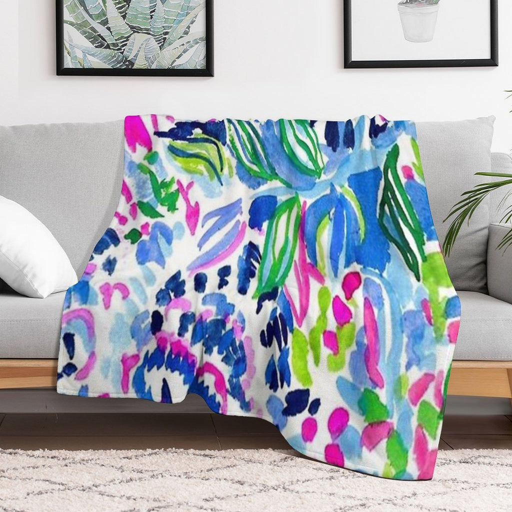 Dont Be Blue Wrinkle-free Throw Blanket