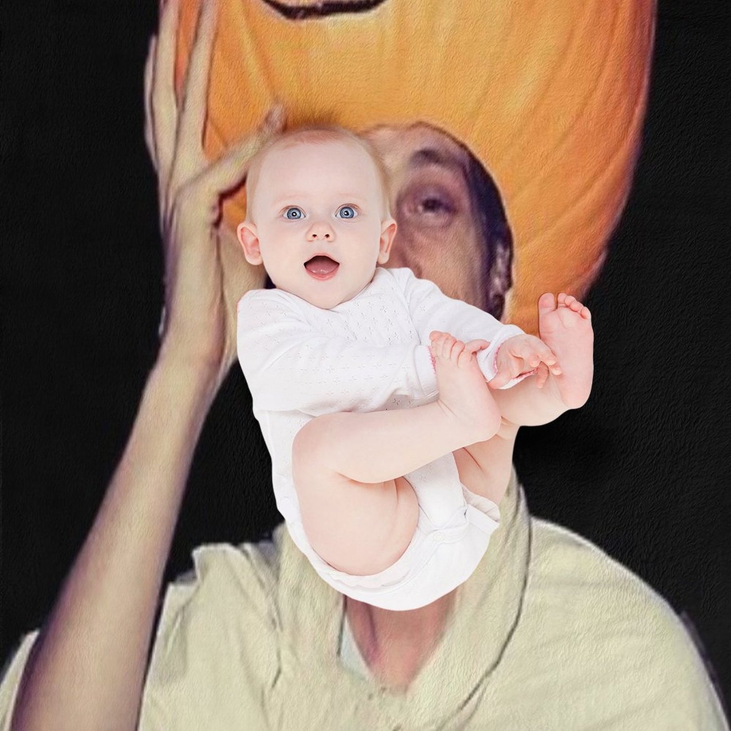 Mgg And A Pumpkin Plush Throw Blanket