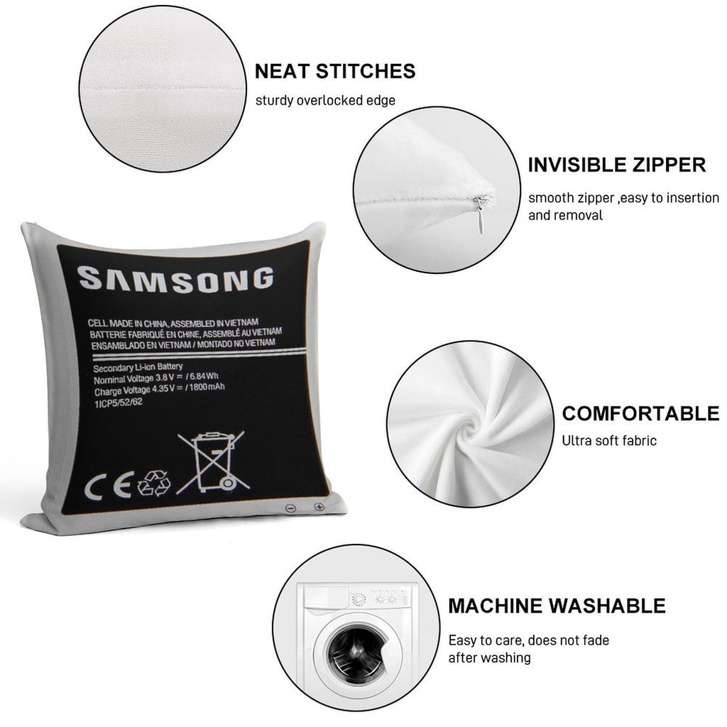 Swollen Battery Premium Soft Warmth Comfort Throw Pillow