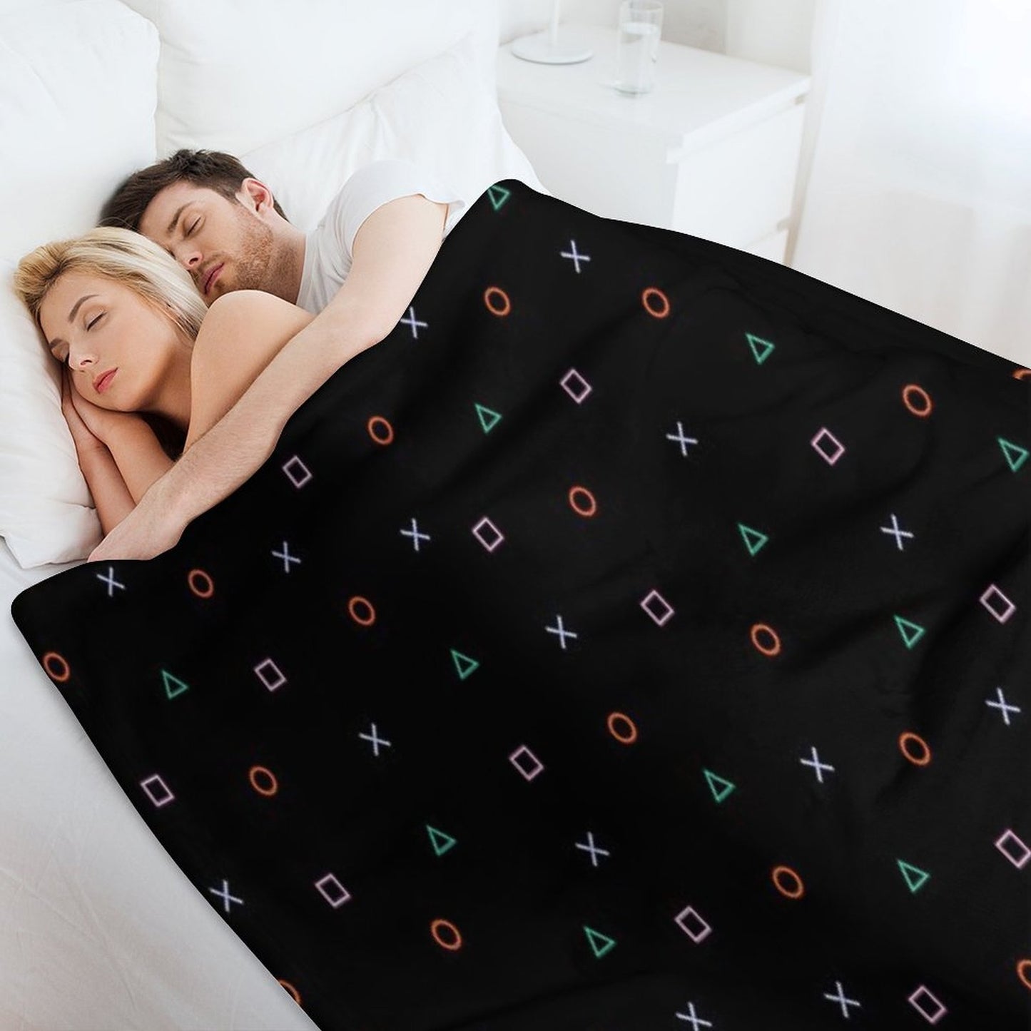 Playstation Buttons Quick-dry Throw Blanket