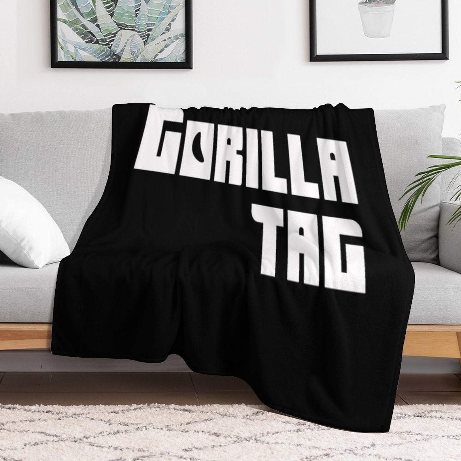 Gorilla Tag Logo Comfort Throw Blanket