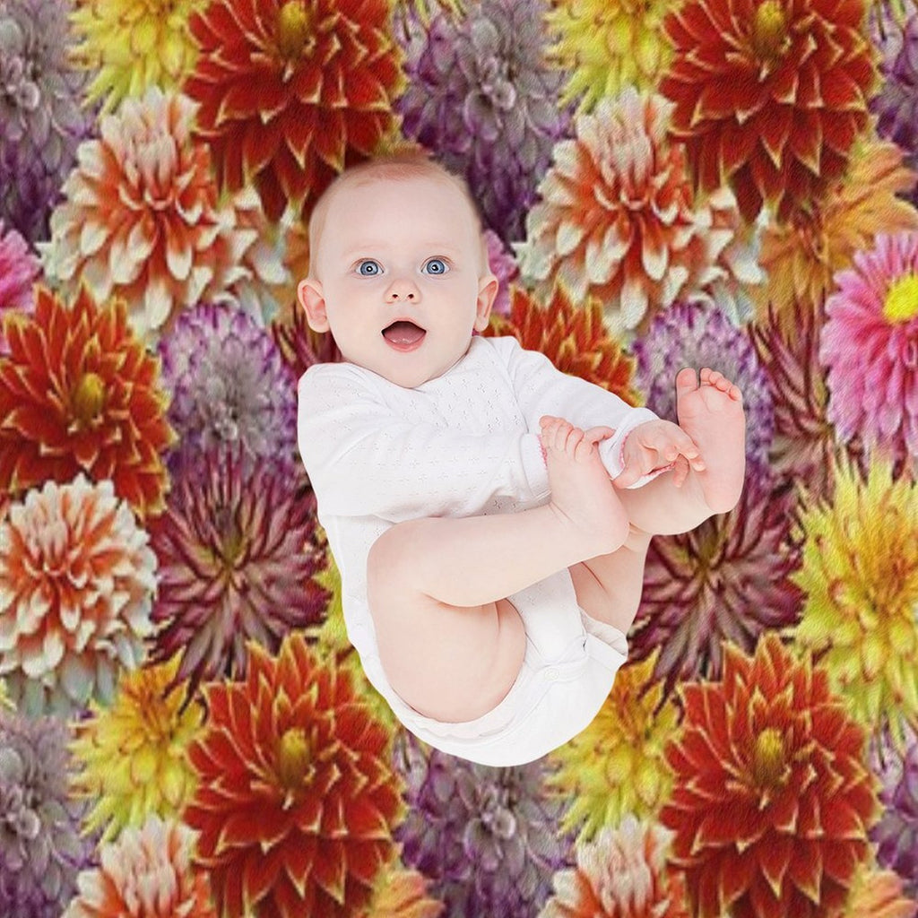 Dahlia Deluge Shrink-resistant Throw Blanket