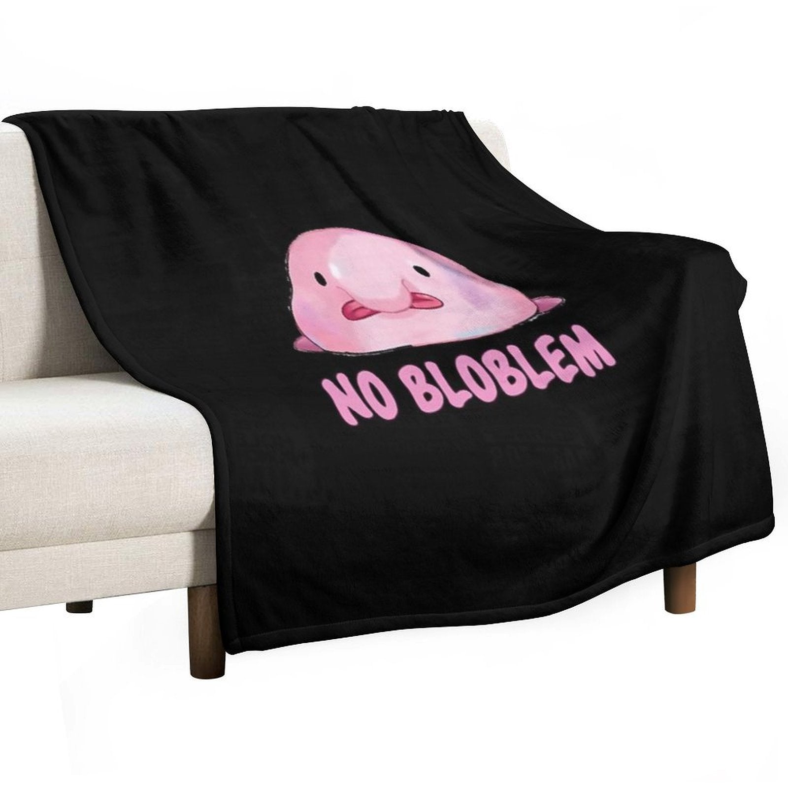Blobfish Quick-dry Throw Blanket
