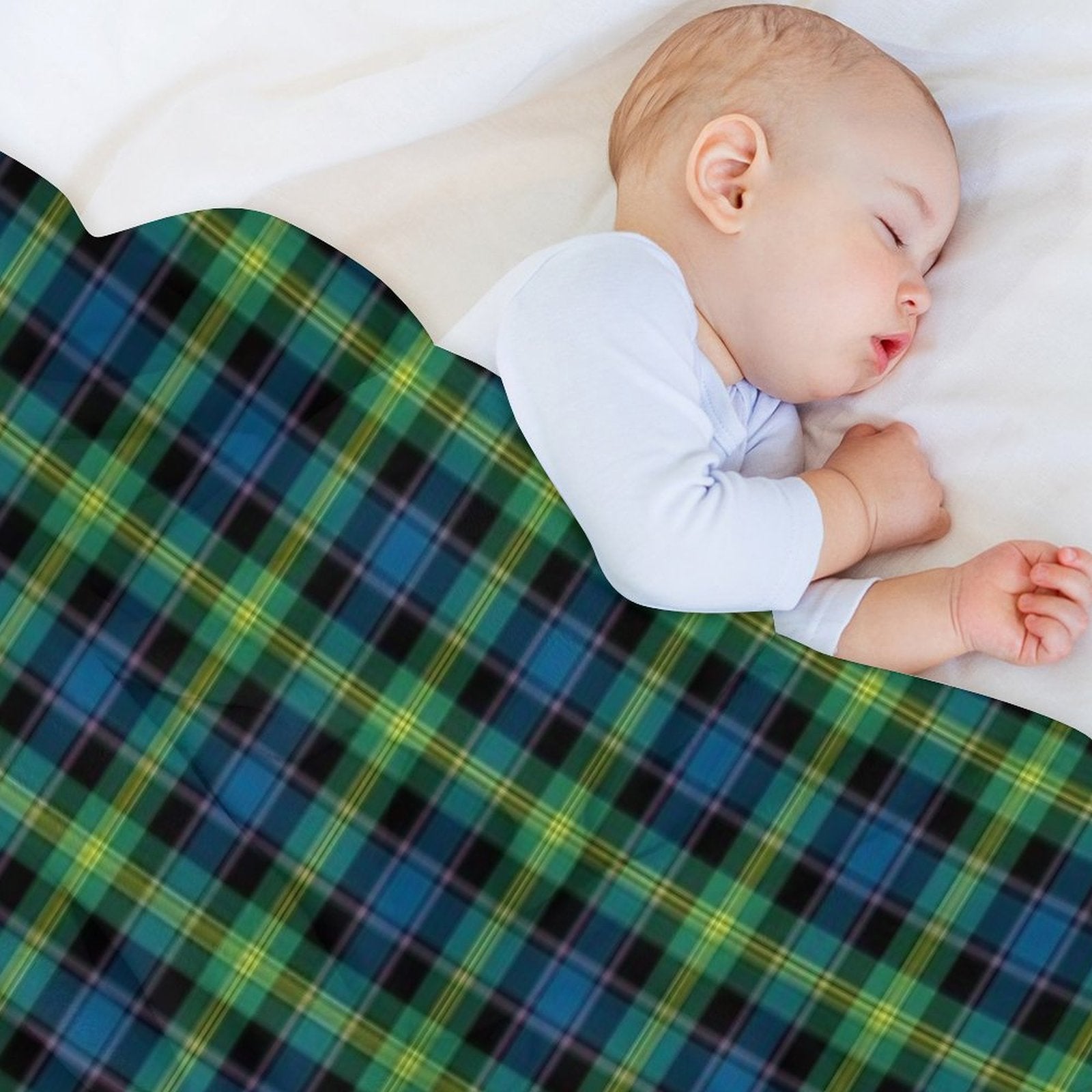 Clan Watson Tartan Eco-conscious Throw Blanket