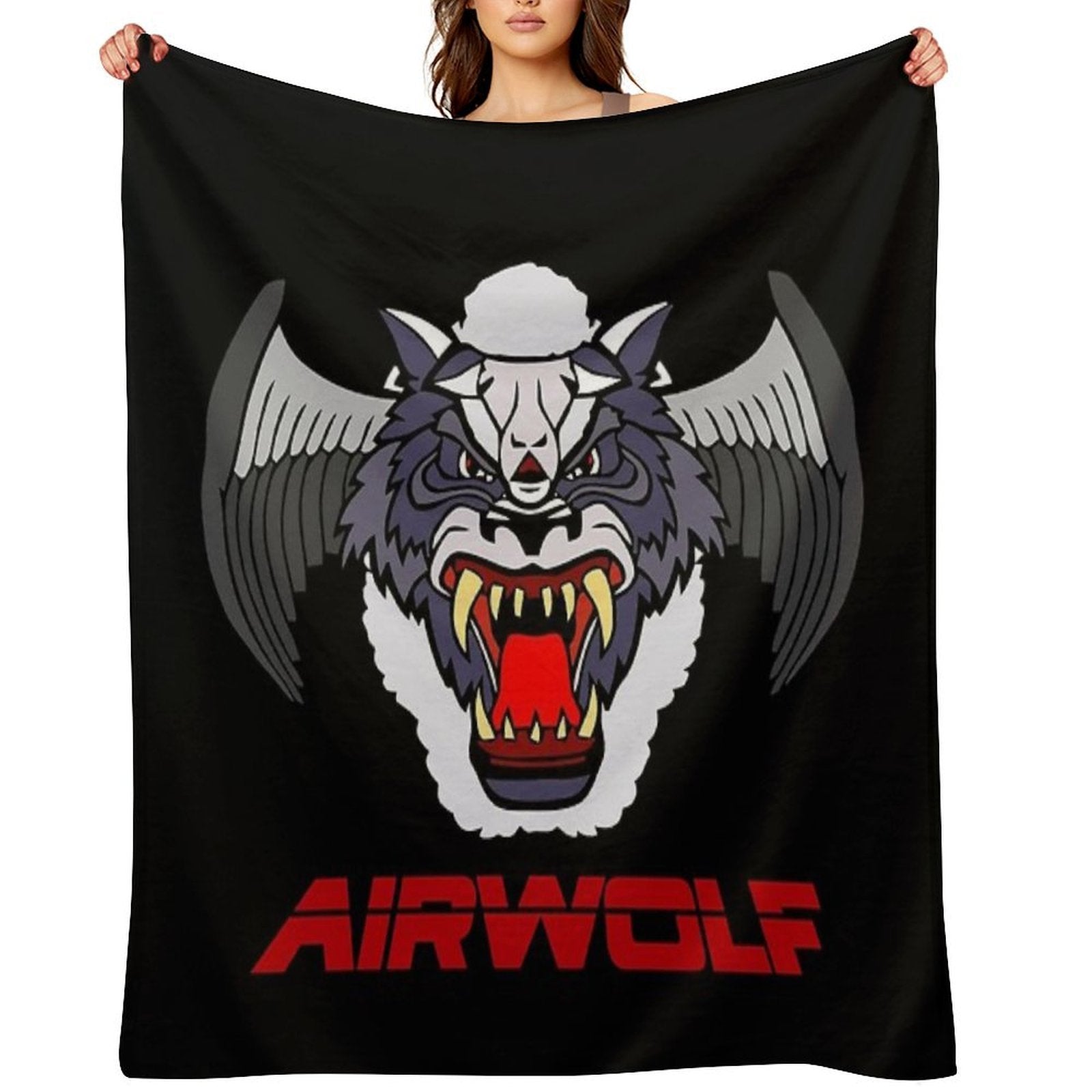 Airwolf Lightweight Throw Blanket