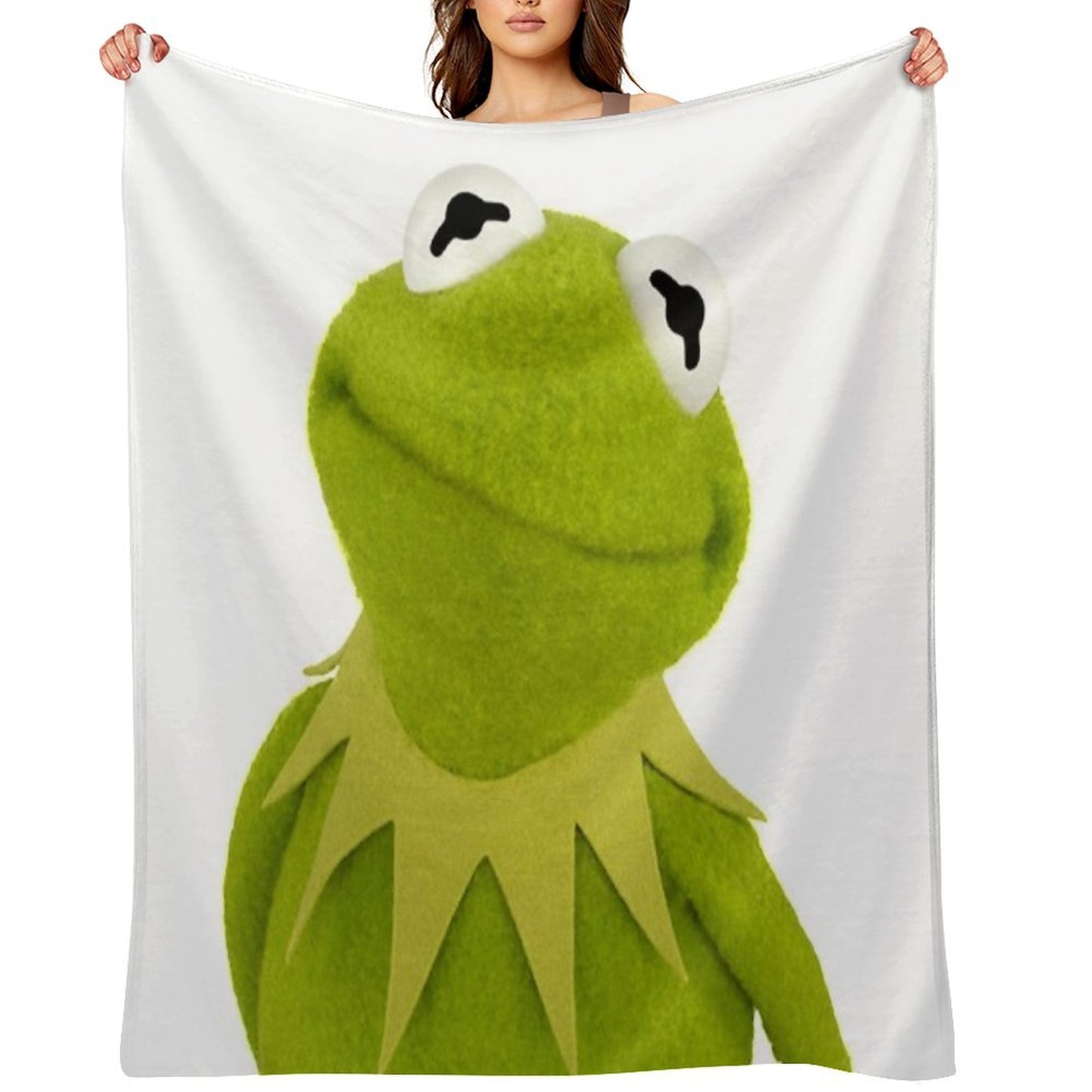 Kermit The Frog Velvety-soft Throw Blanket