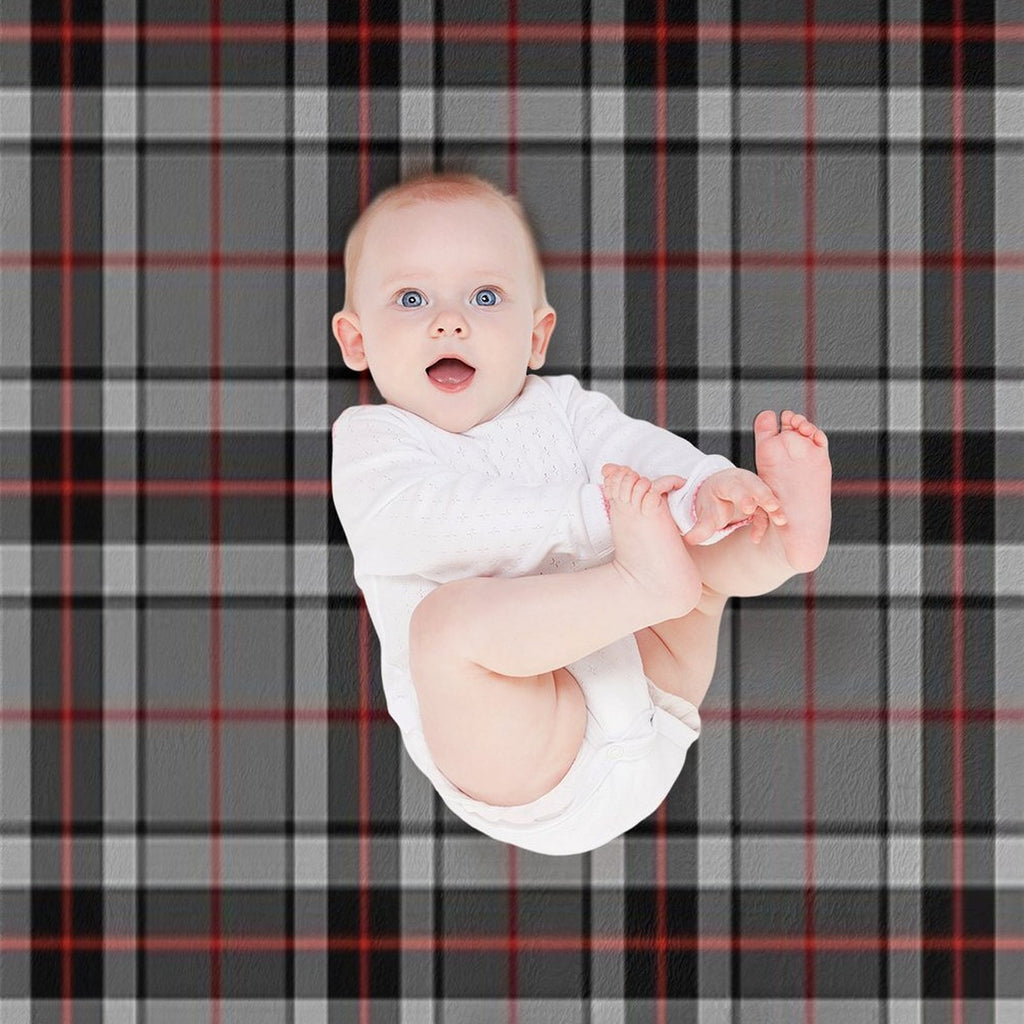 Thompson Grey Tartan  Clan Thomson  Cute Tartan Plush Throw Blanket