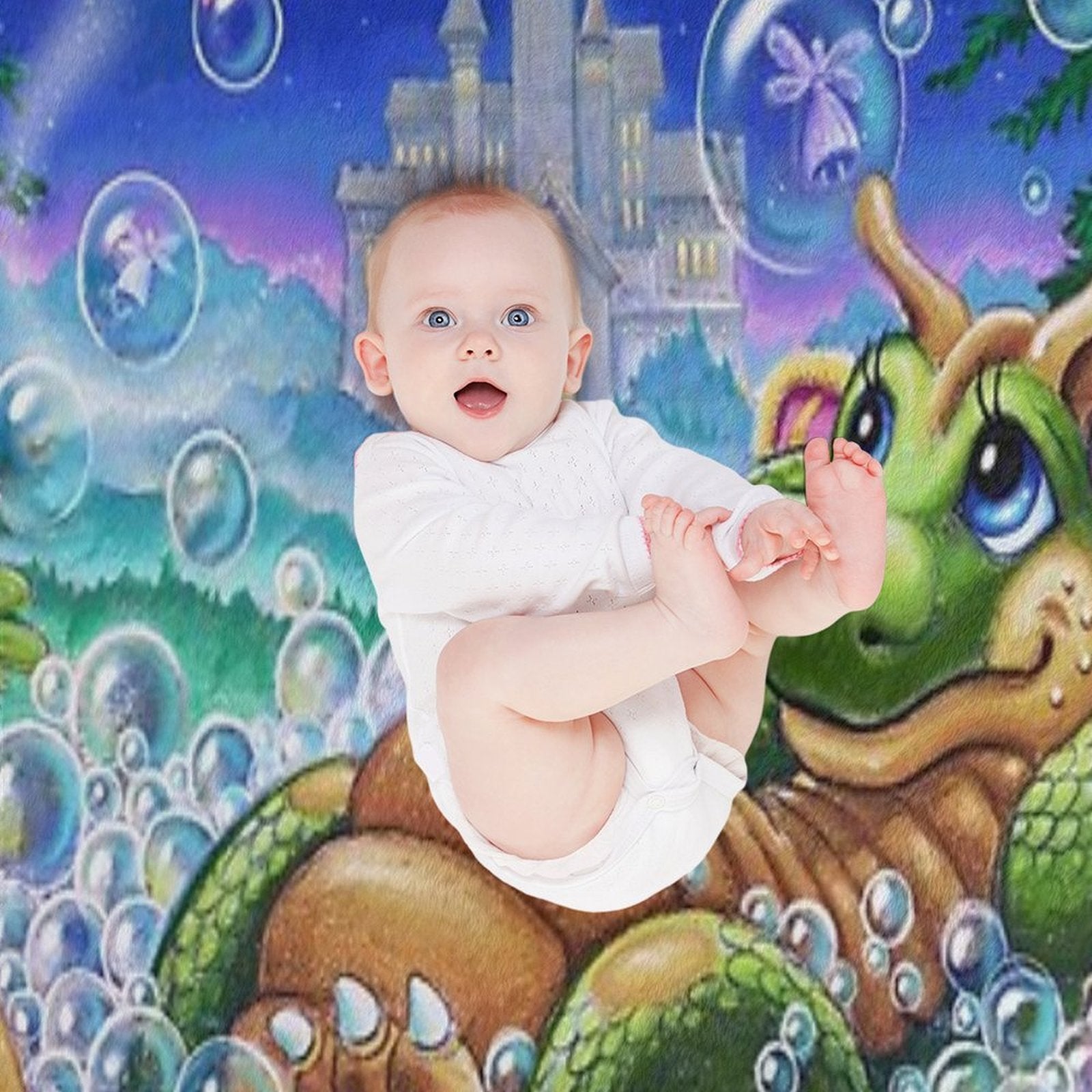 Bubble Fairies Eco-conscious Throw Blanket