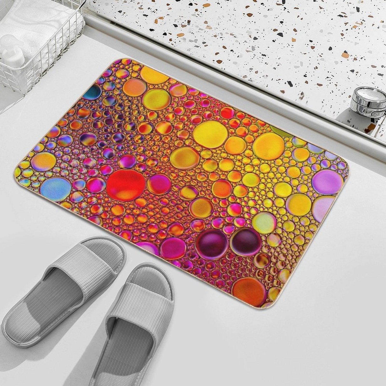 Bubble Pattern  Versatile Bath Mat