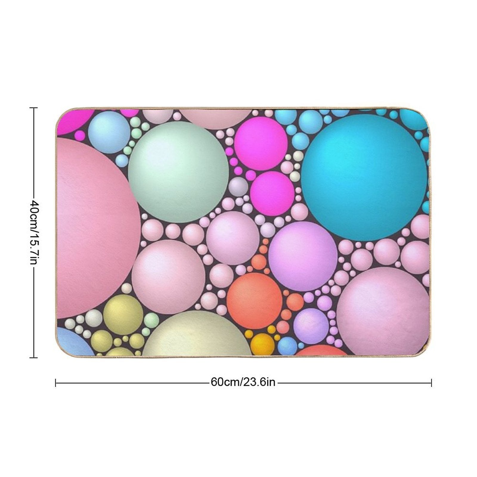 Bubbles  Eco-Friendly Bath Mat
