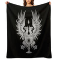 Dragon Age Grey Warden Silver Durable Throw Blanket