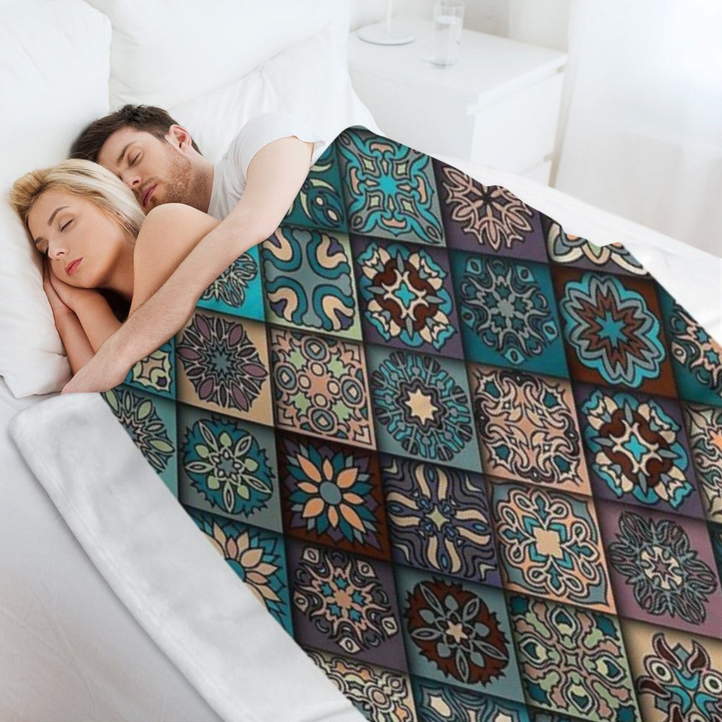 Abstract Design #81 Velvety-soft Throw Blanket